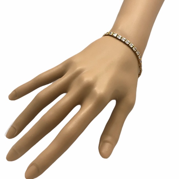 Tennis CZ Bracelet .925 Sterling - Picture 7 of 7